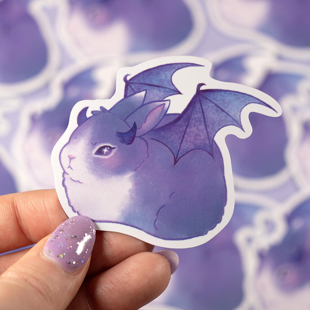 Dragon bunny sticker