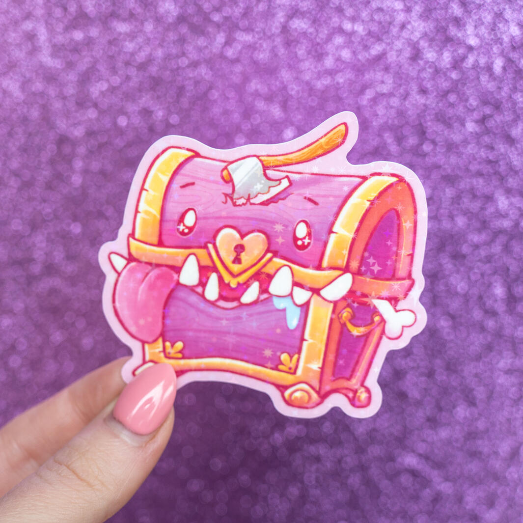 Mimic doggo sticker